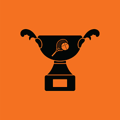 Image showing Tennis cup icon