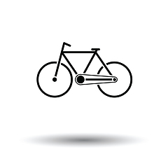 Image showing Ecological bike icon