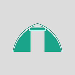 Image showing Touristic tent  icon