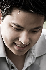 Image showing Happy young asian male