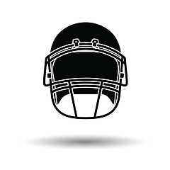 Image showing American football helmet icon