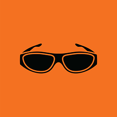 Image showing Poker sunglasses icon