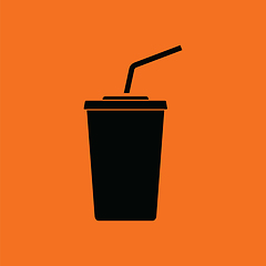 Image showing Cinema soda drink icon