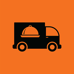 Image showing Delivering car icon