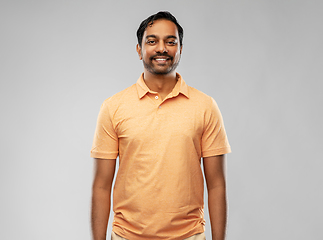 Image showing portrait of happy smiling young indian man