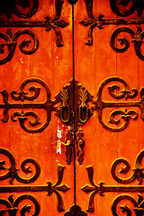 Image showing shanghai old door