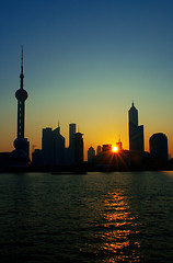 Image showing shanghai skyline