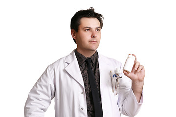 Image showing Doctor or pharmacist with a product