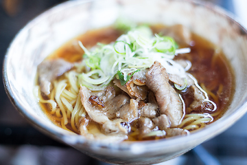 Image showing Beef noodles soup