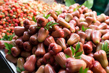 Image showing Wax apple in wet market