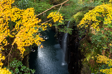 Image showing Takachiho Gorge in autumn