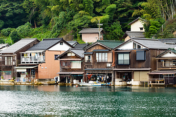 Image showing Traditional old village, Ine cho in Kyoto