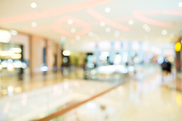 Image showing Unfocused of shopping mall