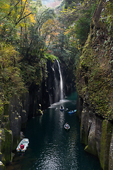 Image showing Takachiho gorge at Miyazaki 