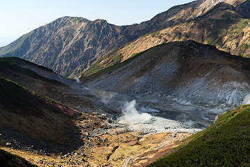 Image showing Mud hell in Tateyama of Japan