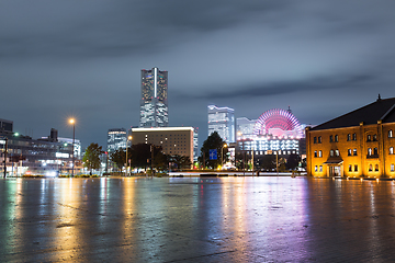 Image showing Yokohama at night