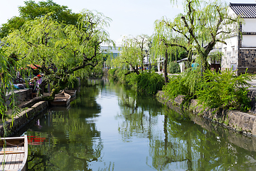 Image showing Kurashiki river in Japan