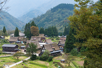 Image showing Shirakawago old village in Japan