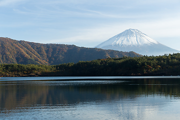 Image showing Mt. Fuji in Autumn