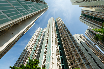 Image showing Residential building to the sky