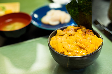 Image showing Japanese urchin rice