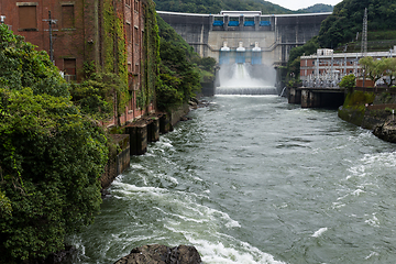 Image showing Dam of hydroelectric power plant