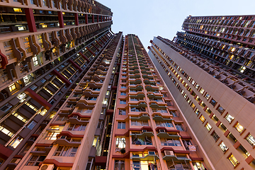 Image showing Apartment Building from low angle