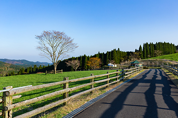 Image showing Beautiful landscape and farm