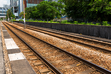 Image showing Railway tracks