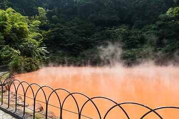 Image showing Blood pond hell in Beppu of Japan