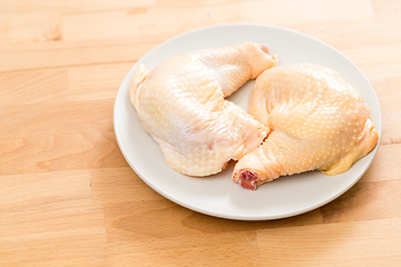 Image showing Fresh chicken drumstick