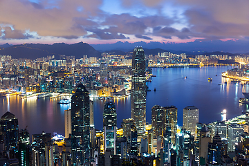 Image showing Hong Kong at morning