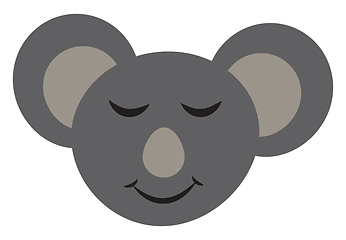 Image showing Cool koala bear vector or color illustration