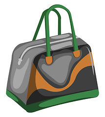 Image showing Gym Bag vector color illustration.