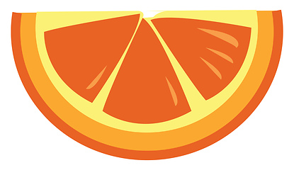 Image showing An orange vector or color illustration