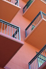 Image showing Vertical Balconies