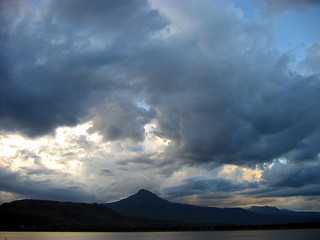 Image showing Dark mountain. Laos