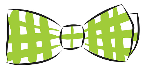 Image showing Image of bow-tie, vector or color illustration.