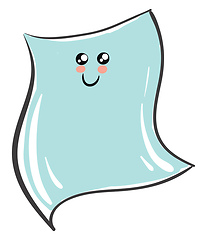 Image showing Image of cute blanket, vector or color illustration.