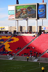 Image showing USA Eagles vs Uruguay National Rugby Game - Stadium View