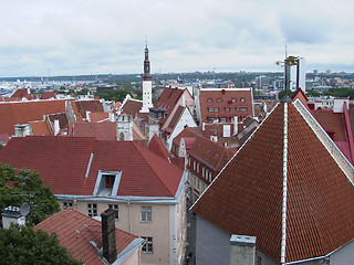 Image showing Red roofs
