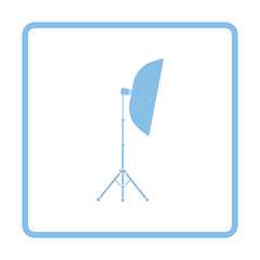 Image showing Icon of softbox light