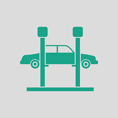 Image showing Car lift icon