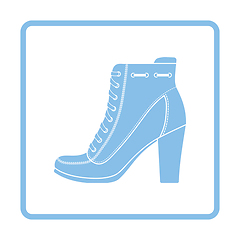 Image showing Ankle boot icon