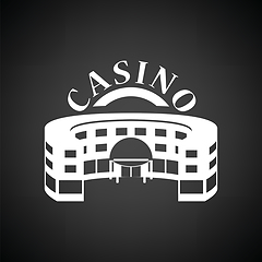 Image showing Casino building icon