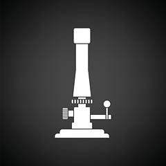 Image showing Icon of chemistry burner