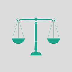 Image showing Justice scale icon