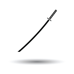 Image showing Japanese sword icon