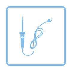 Image showing Soldering iron icon