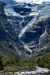Image showing Beautiful Nature Norway Glacier Kjenndalsbreen.